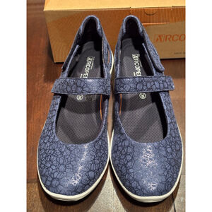 Women's Arcopedico Mary Jane Shoes Size 37, 38 EU Liho Blue